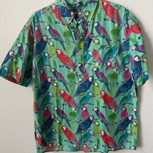 Chubbies The Nutter - Men's Parrot Print Hawaiian Style Shirt